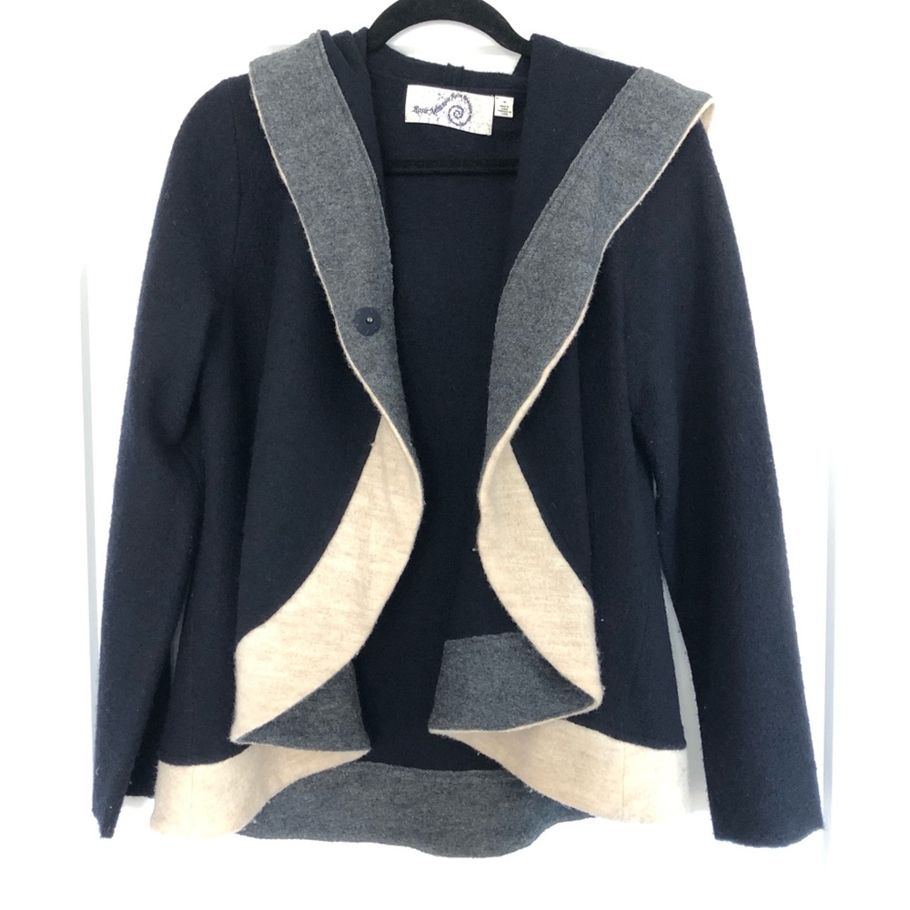 NWOT Anthropologie sweater jacket with hood